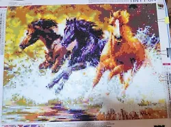 Buy Diamond Painting 3x Horse. 35x45cm • 7.99£