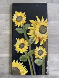 Buy Sunflowers Signed Original Canvas Painting Art • 41.34£