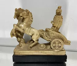 Buy VTG. G. RUGGERI Roman Soldier Riding A Chariot W/ Horses  • 115.76£