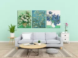 Buy Vincent Van Gogh Set Of 3 Canvas Print Painting Modern Living Room Wall Decor La • 19£