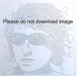 Buy Bob Dylan Portrait IN HIS OWN WORDS -original Work Of Art In A Quirky Style • 15£