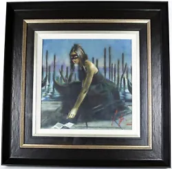 Buy Fabian Perez, 'venice', Original Watercolour Painting, Signed & Certificate • 5,500£