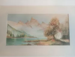Buy Nice Quality Watercolour By John Walsh Mountain Landscape Scene  • 14.99£