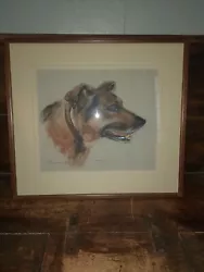 Buy Pastel Picture Painting Dog Lola Signed By Artist A Dennis 1989 • 60£