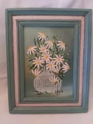 Buy Vintage Flower Mixed Media Painting By Ann Hupke Original Fine Art 9.5  X 7.5  • 53.74£