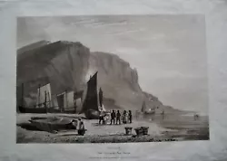 Buy David Cox,aquatint Etching,Morning,Fish Market On The Beach,Hastings,1813 • 33.07£