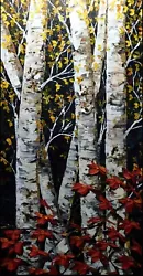 Buy Maya Eventov  Untitled  Original Acrylic On Canvas Trees H.Signed ADL101713-03 • 6,457.46£