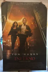Buy Inferno Movie Cinema Poster Staring Tom Hanks 8ft X 5ft • 1£