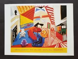 Buy David Hockney Montcalm Interior At Seven O'Clock  Poster Print Offset Litho 1994 • 37.88£