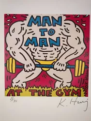 Buy COA Keith Haring Painting Print Poster Wall Art Signed & Numbered • 71.65£