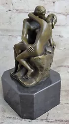 Buy Signed The Kiss By French Sculptor Rodin Bronze Sculpture Erotic Art Nude Sale • 157.25£
