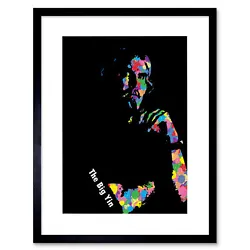 Buy Painting Billy Connolly Abstract Splatter Framed Wall Art Print 12X16 In • 26.99£