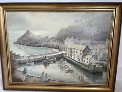 Buy Original Oil Paintings On Canvas By Sam Burden, Polperro, Cornwall • 99£