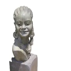 Buy  African Woman,Butterjade,Stone Sculpture,Shona Sculpture,African Art,Handcarved • 595£