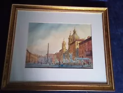 Buy Watercolour Painting Rome Scene • 35£