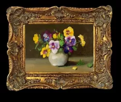Buy Original Oil Painting On Canvas Flowers By Kayvon Esmaeilou • 0.99£