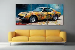 Buy Sports Car Painted Pollock Style (6) • 199£