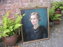 Buy 1920 Garnet Ruskin Wolseley Oil Painting- Portrait Girl Pearls • 500£