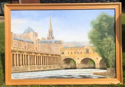 Buy Stunning Acrylic Painting Of PULTENY BRIDGE  Check The Detailing Very Nice .. • 15£