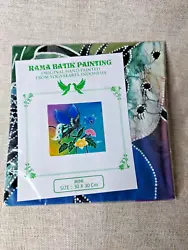 Buy Rama Batik Painting; Handpainted Butterfly Silk Painting • 15.99£
