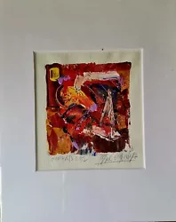 Buy Original Mario Mendoza Oil Canvas Daily Abstract Painting Mounted Art New Decor • 75£
