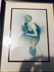 Buy Art Deco Flapper Lady Applying Makeup Framed Print By French Artist • 45£