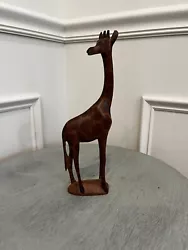 Buy Carved Wooden Giraffe Statue • 37.21£