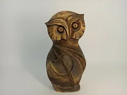 Buy Owl Figurine 6.3 , Carved Owl, Owl Sculpture, Wood Carving, Wooden Owl  • 31.58£