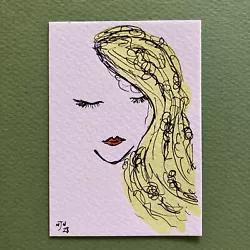 Buy Abstract Miniature ACEO WATERCOLOUR PAINTING ORIGINAL  ART • 1.99£