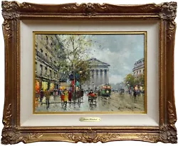 Buy Parisian Street Scene. Oil On Canvas, 32x46 Cm • 7,441.82£