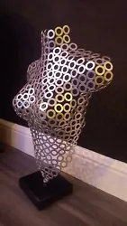 Buy Nude Copper Metal Wall Art Female Torso Sculpture Abstract Unique Freestanding  • 150£