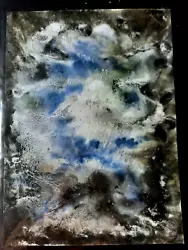 Buy Watercolor & Ink Painting. Abstract Decor Space Dust Nebula. Paul Eres. 11x15 • 66.14£