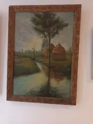 Buy Landscape Oil Painting On Wood By H.TARA SINGH  • 1,000£