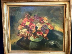 Buy Antique Vintage Painting. Still Life. Oil On Board. Signed. • 499.99£