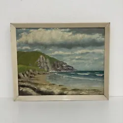 Buy Mid Century Pembrokeshire Welsh Beach Bay Coastal Sea Impressionist Oil Painting • 30£