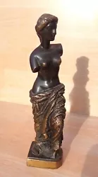 Buy Vintage Bronze Sculpture Statue Of Grecce Venus Of Milo Aphrodite 1970s • 30.48£