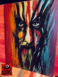 Buy Gaahl ORIGINAL Artwork Painting By Noahhh ! Black Metal Rainbow Gay Pride  • 663.06£