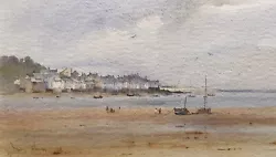Buy David Howell Watercolour Coastal Beach Boats  • 395£