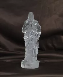 Buy Sacred Heart Of Jesus Statue Sculpture Natural Rock Crystal Quartz 8.3  • 393.75£