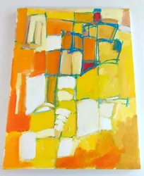 Buy Original Oil Painting Bradshaw 'Dancing Under Orange Skies III' Abstract 18x24 • 219.95£
