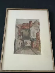 Buy Signed Original Cottage Scene Watercolour By G Slater 1942 • 25£
