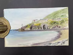 Buy 1919 East Looe Beach & Banjo Pier Cornwall Signed Original Charming Watercolour • 19.90£