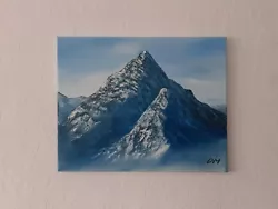 Buy 'Mount Everest' Original Art On Canvas Oil Painting Mountain Landscape • 160£