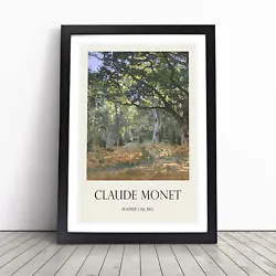 Buy The Bodmer Oak Tree By Claude Monet Wall Art Print Framed Canvas Picture Poster • 24.95£