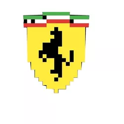 Buy Ferrari Logo Pixel. See Description!! • 1£