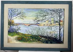 Buy Claude Monet (Handmade) Oil On Cardboard Painting Framed Signed And Stamped • 1,259.99£