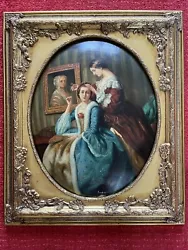 Buy Vintage Antique Oil Painting Copy John Bostock Ornate Gold Picture Painting • 34.99£