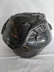 Buy Outsider Art Lizard Black Vessel Vase Coil Class Project Unknown Artist Folk  • 949.72£
