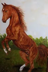 Buy Original Artwork Chestnut Horse Oils On Board • 27£