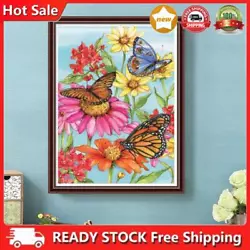 Buy Paint By Numbers Kit DIY Butterfly Oil Art Picture Craft Home Decoration (2) • 5.51£